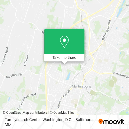 Familysearch Center map