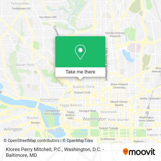 Klores Perry Mitchell, P.C. map