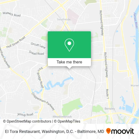 El Tora Restaurant map