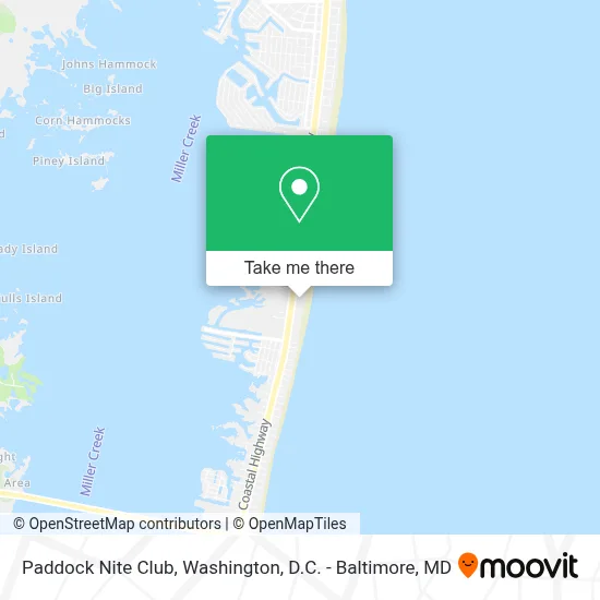 Paddock Nite Club map