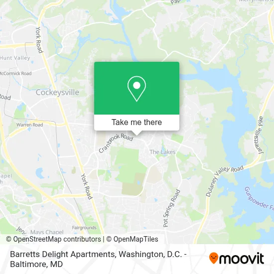 Barretts Delight Apartments map