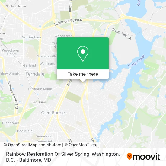 Rainbow Restoration Of Silver Spring map