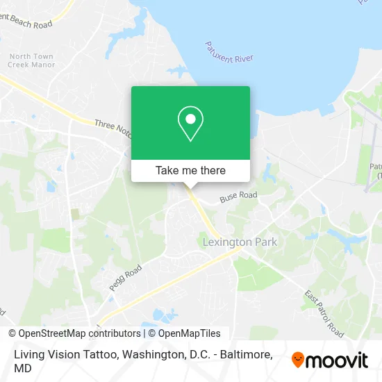 Living Vision Tattoo map
