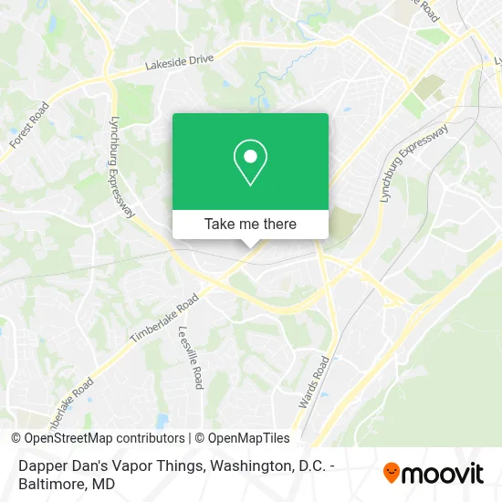 Dapper Dan's Vapor Things map