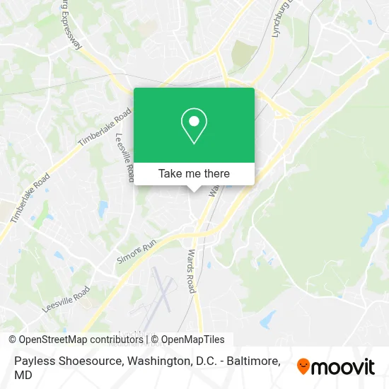 Payless Shoesource map