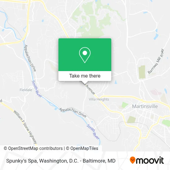 Spunky's Spa map