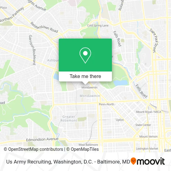 Us Army Recruiting map