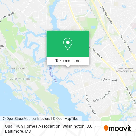 Quail Run Homes Association map