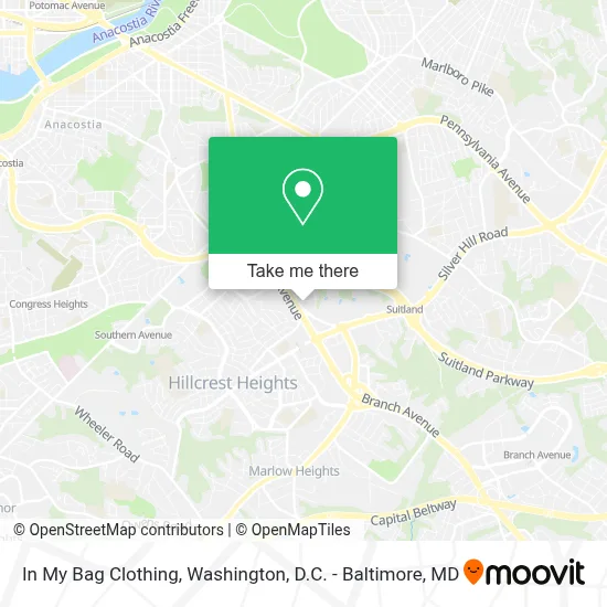 In My Bag Clothing map