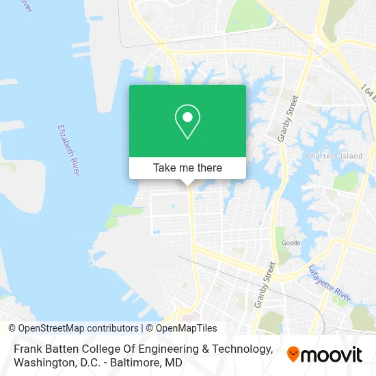 Frank Batten College Of Engineering & Technology map