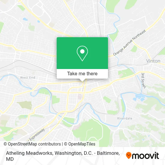 Atheling Meadworks map