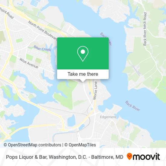 Pops Liquor & Bar map