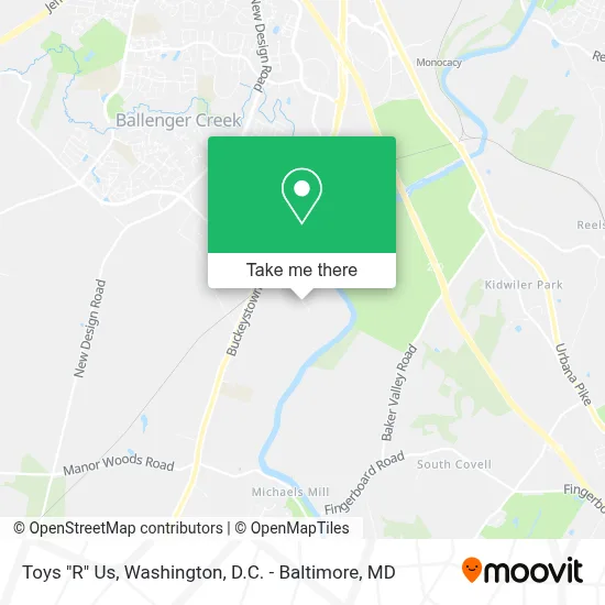 Toys "R" Us map
