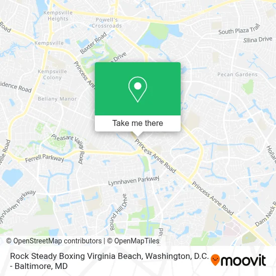 Rock Steady Boxing Virginia Beach map
