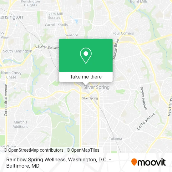 Rainbow Spring Wellness map