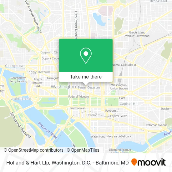Holland & Hart Llp map