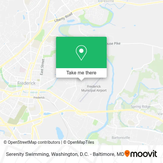 Serenity Swimming map