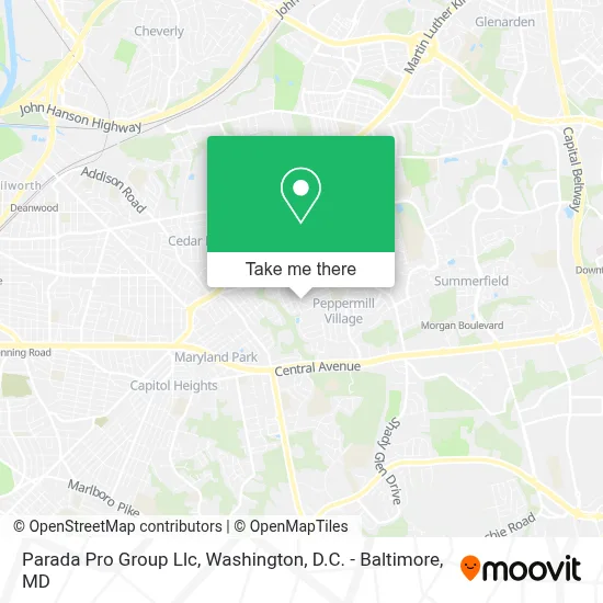 Parada Pro Group Llc map