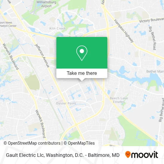 Gault Electric Llc map