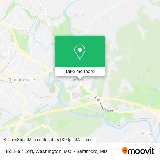 Be. Hair Loft map