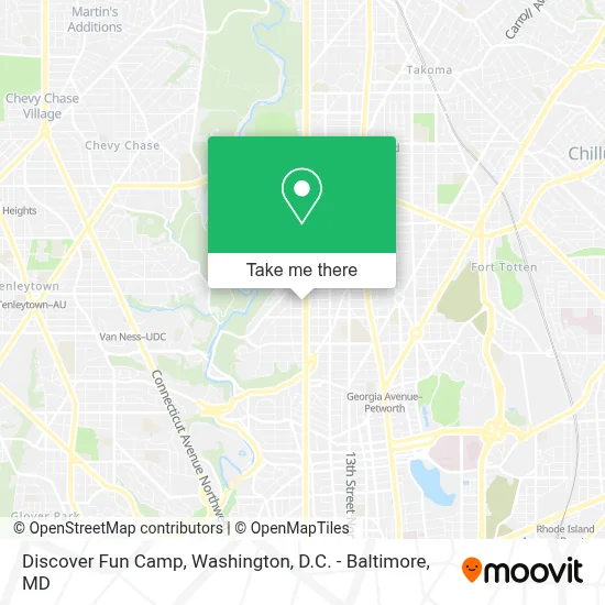 Discover Fun Camp map