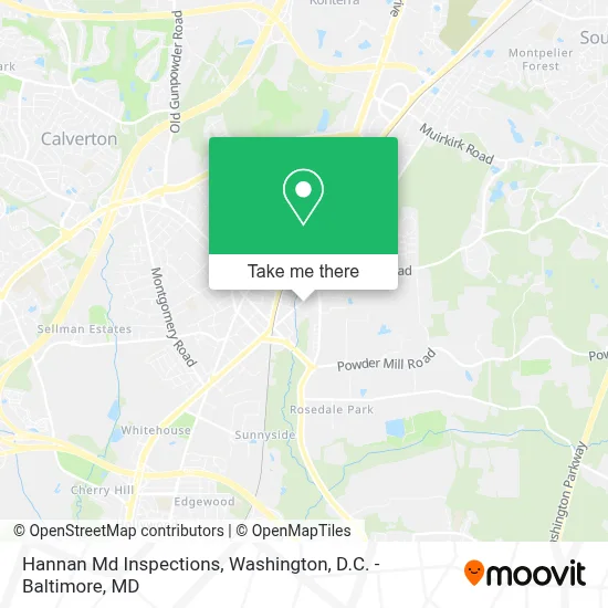 Hannan Md Inspections map