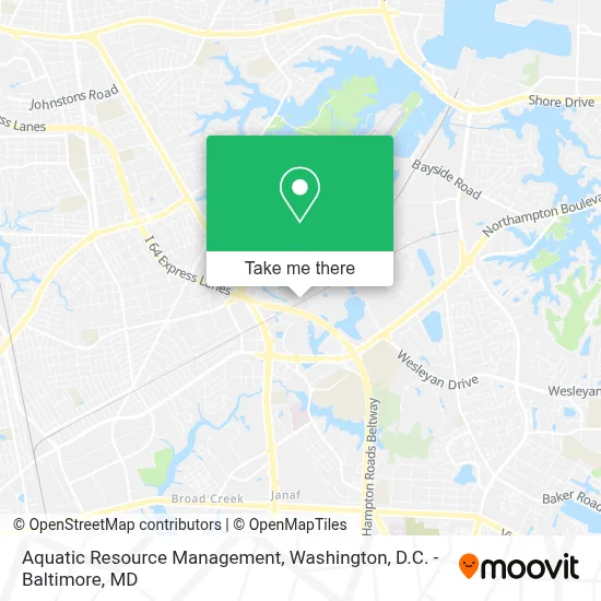 Aquatic Resource Management map