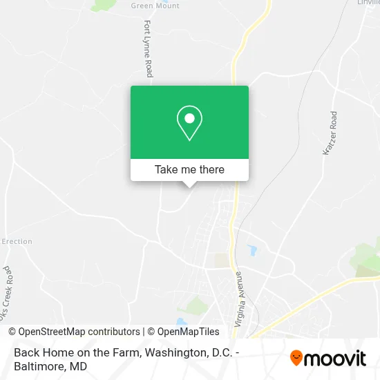Back Home on the Farm map