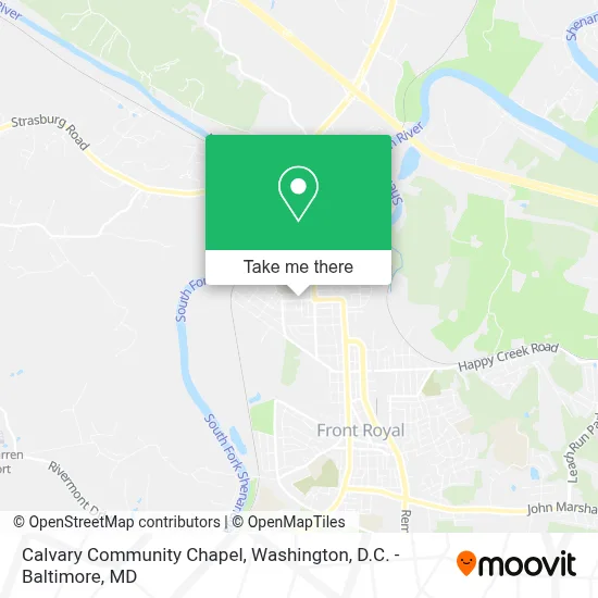 Calvary Community Chapel map