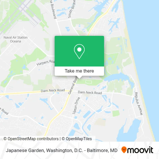 Japanese Garden map