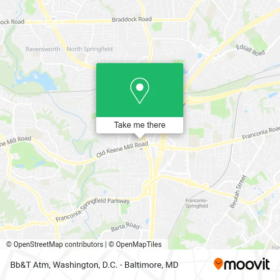 Bb&T Atm map