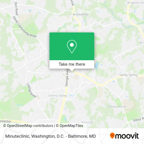 Minuteclinic map