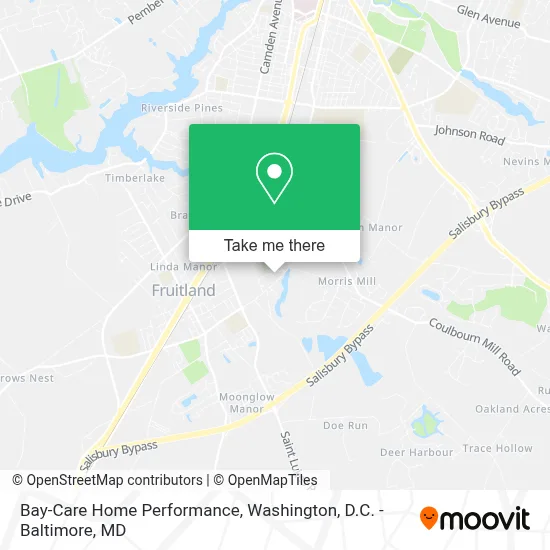 Bay-Care Home Performance map