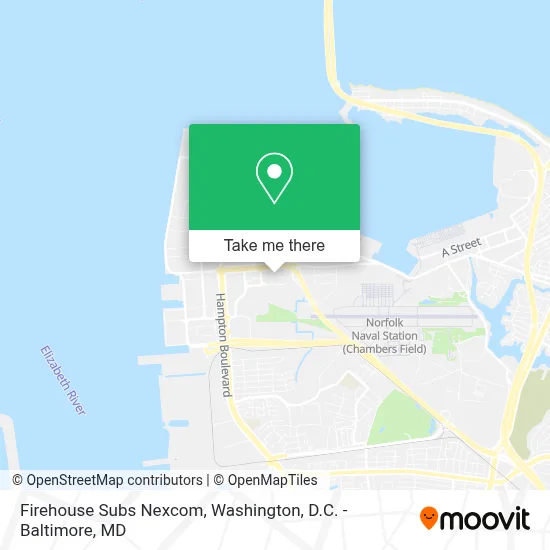 Firehouse Subs Nexcom map
