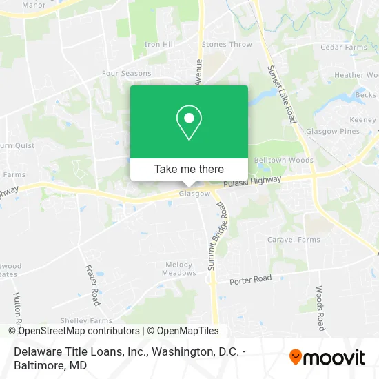 Delaware Title Loans, Inc. map