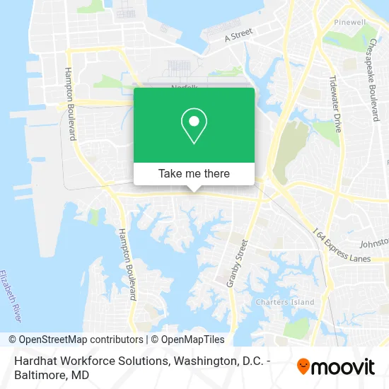 Hardhat Workforce Solutions map