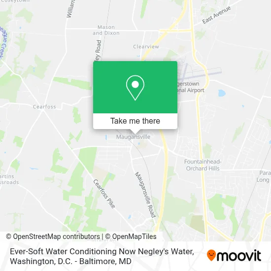Ever-Soft Water Conditioning Now Negley's Water map