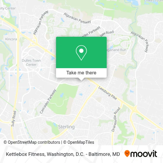 Kettlebox Fitness map