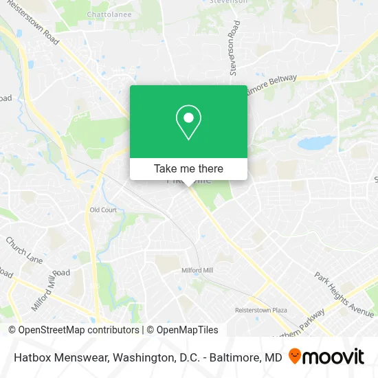 Hatbox Menswear map