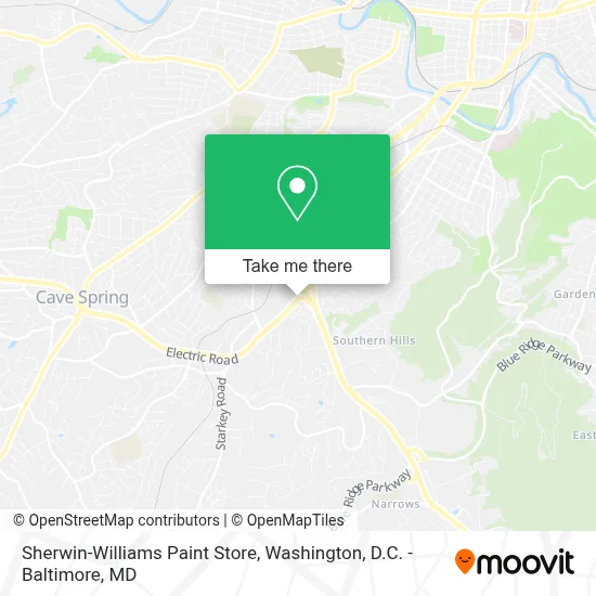 Sherwin-Williams Paint Store map