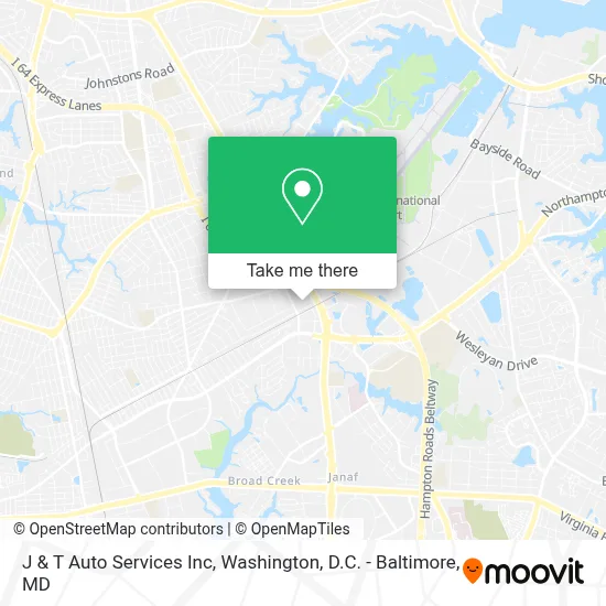 J & T Auto Services Inc map