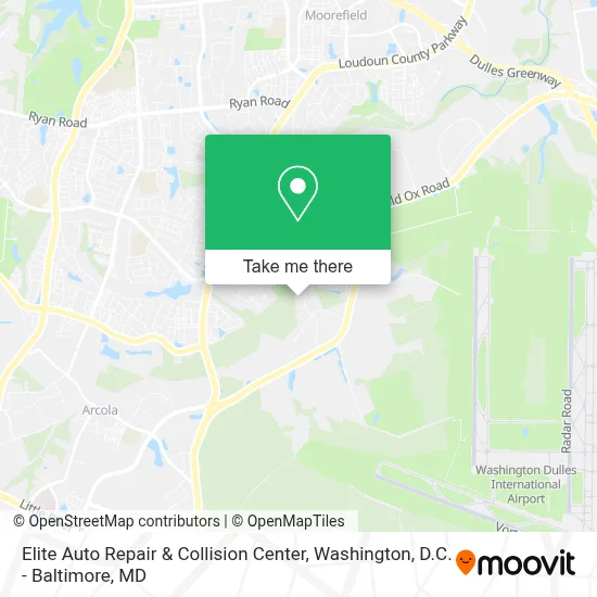 Elite Auto Repair & Collision Center map