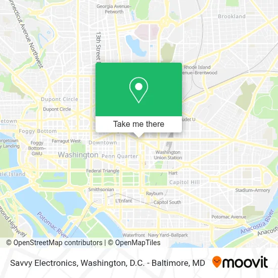 Savvy Electronics map