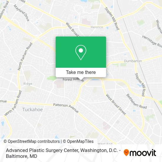 Advanced Plastic Surgery Center map