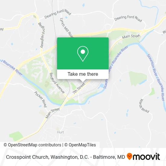 Crosspoint Church map