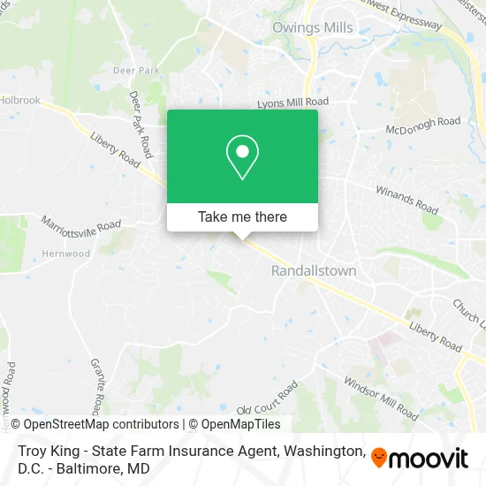 Troy King - State Farm Insurance Agent map