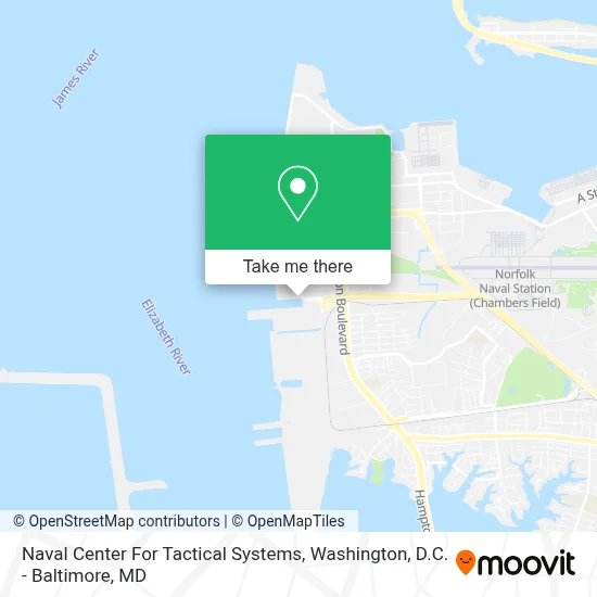 Naval Center For Tactical Systems map