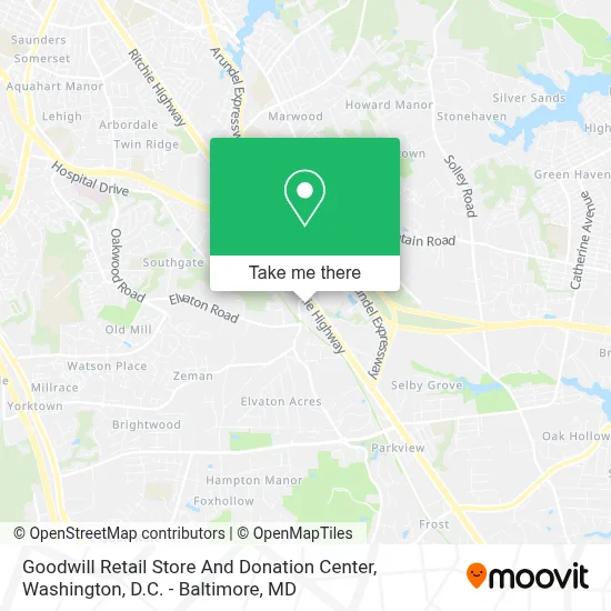 Goodwill Retail Store And Donation Center map