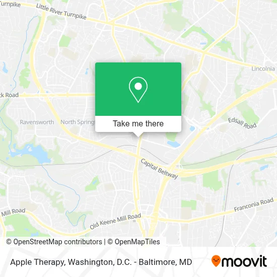 Apple Therapy map