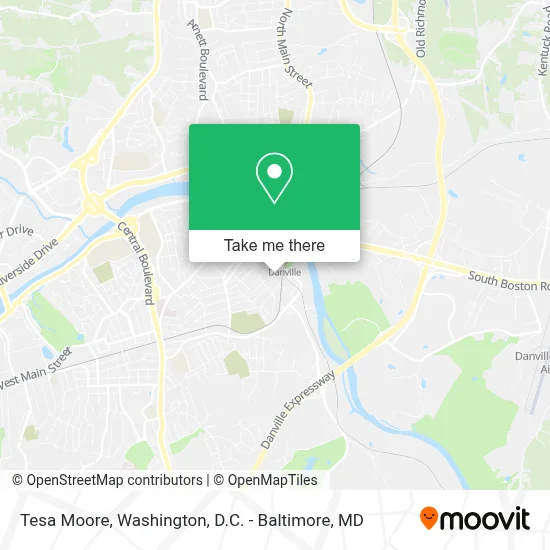 Tesa Moore map